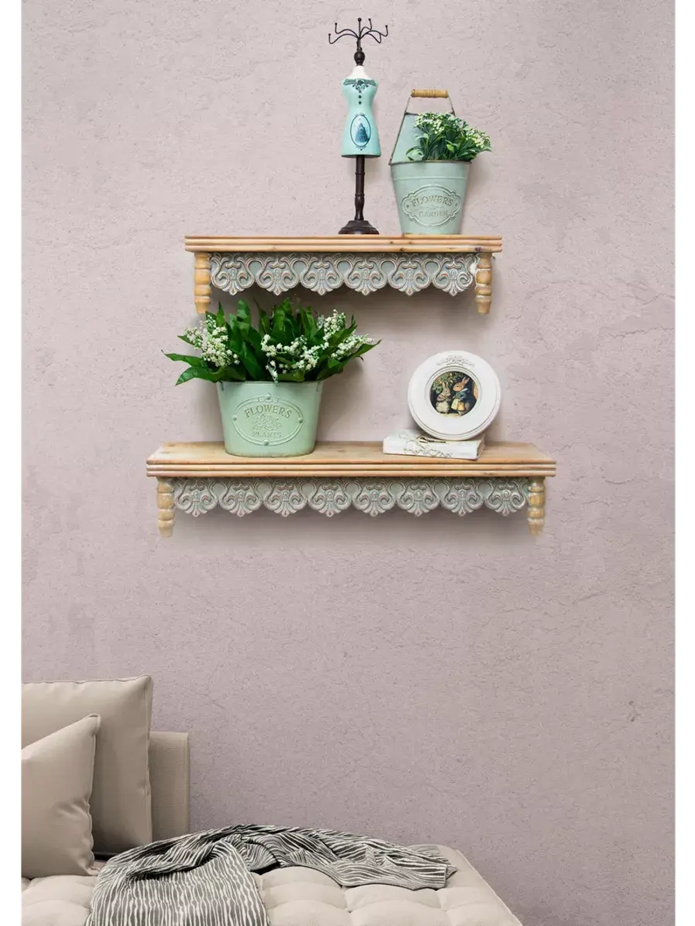 Полка настенная навесная