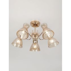 Люстра Rivoli Victoria 9183-305 5хЕ27 60 Вт модерн | Лайт