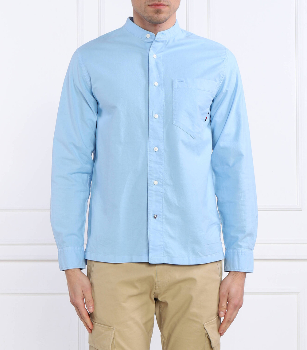 Рубашка PIGMENT GMD MANDARIN Tommy Hilfiger - голубой(MW0MW30920)