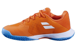 Детские теннисные кроссовки Babolat Propulse Junior 3 Clay - orange peel