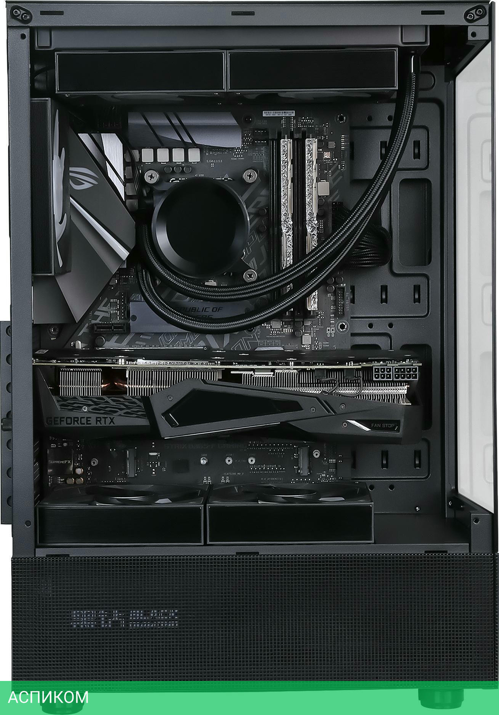 Корпус Formula Crystal Z1 без БП черный