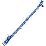 Ошейник с колокольчиком 1*19-32см «Zoo City-Саванна» микс цветов (минивложение 12шт)