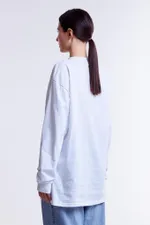 Лонгслив Гербарий Мак Белый