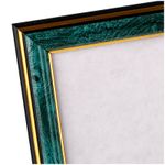 Фоторамка 21*30, пластиковая, цвет малахит-2, Спейс