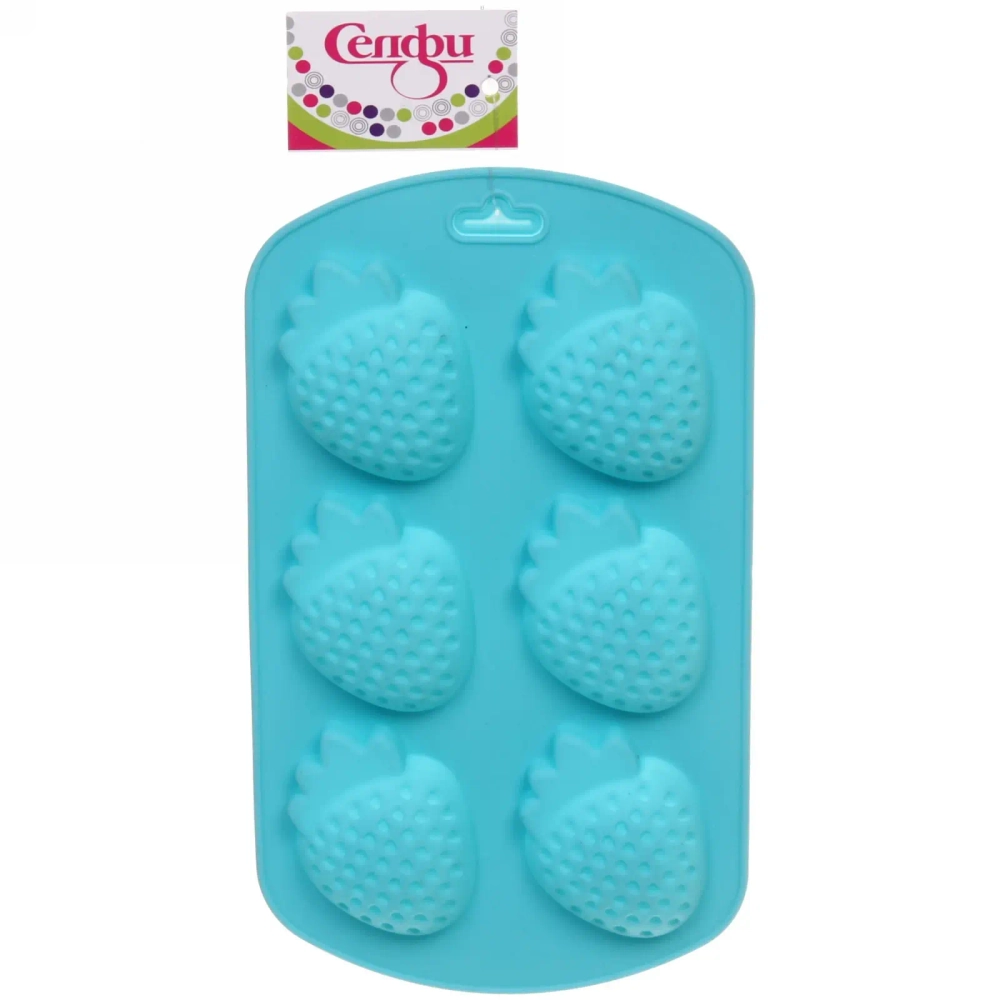 Форма для льда силиконовая «Клубнички» 19*11см