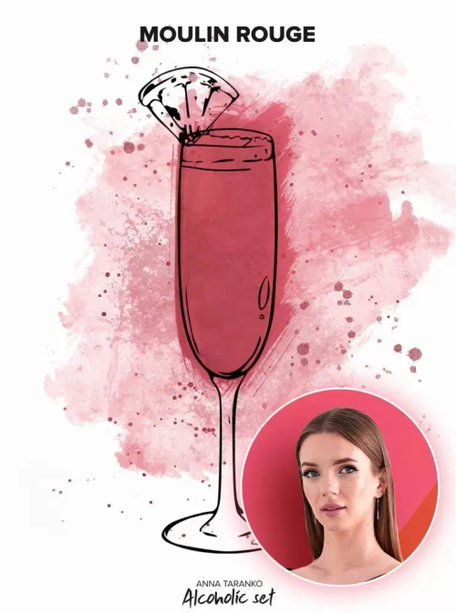 ПИГМЕНТ ДЛЯ ГУБ MOULIN ROUGE (ALCOHOLIC SET) 5мл