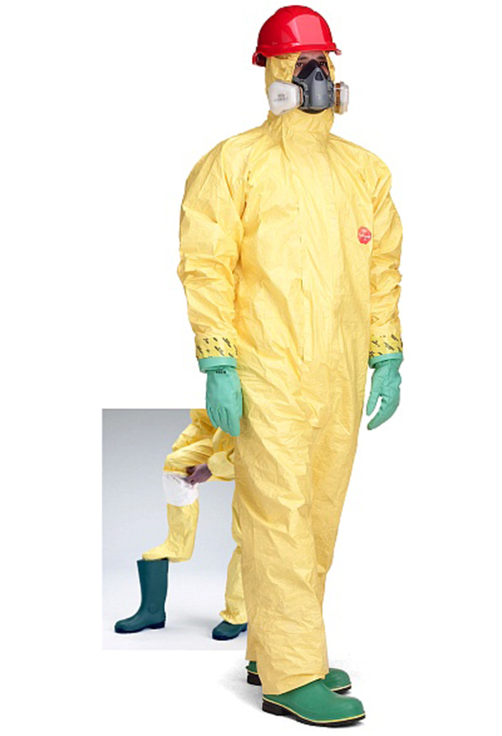 Одноразовый комбинезон с носками TYCHEM 2000 C (желтый) STANDART COVERALL WITH SOCKS MODEL