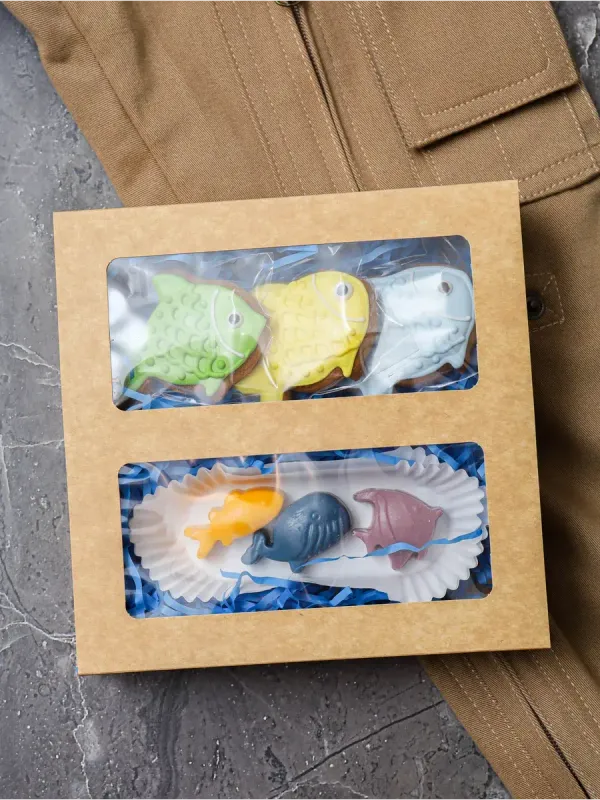 Подарочный набор имбирные пряники и конфеты 