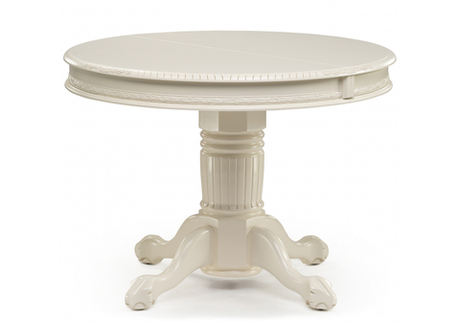 Стол деревянный Woodville Альфред круглый крем