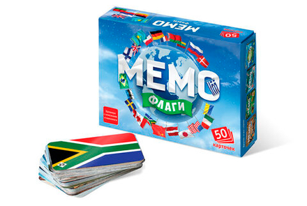 Игра Мемо "Флаги" (50 карточек)