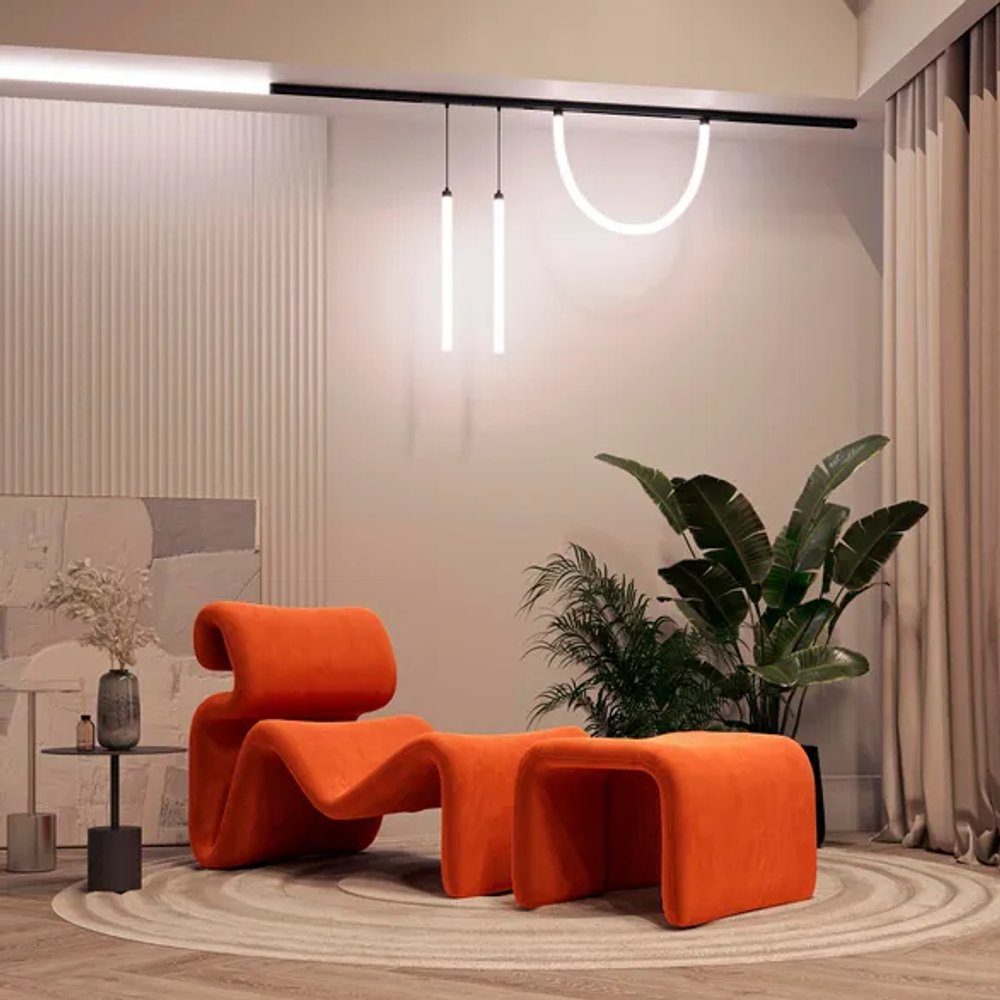 Светильник MAG-FLEX-TUBE-ELASTIC-L2500-35W Day4000 (BK, 360 deg, 48V) (Arlight, IP20 Металл, 3 года) 035384