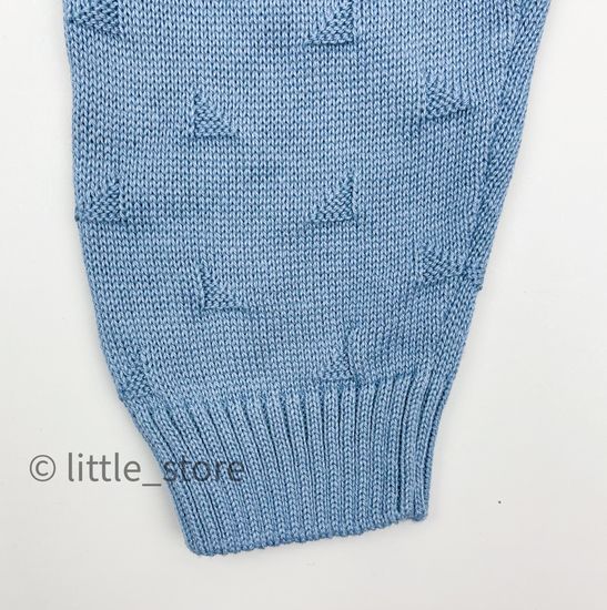 Комбинезон вязаный Сине-голубой