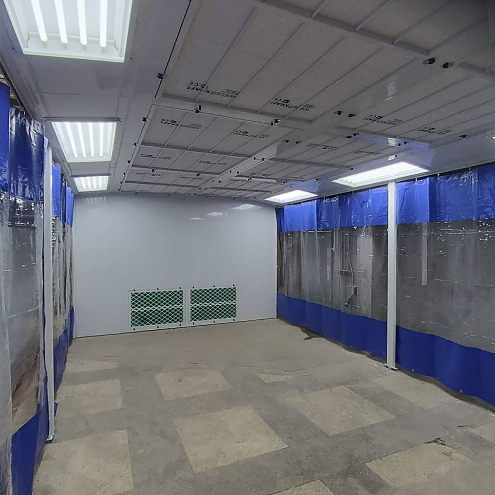 WDK-410 Пост подготовки с диагональным потоком воздуха