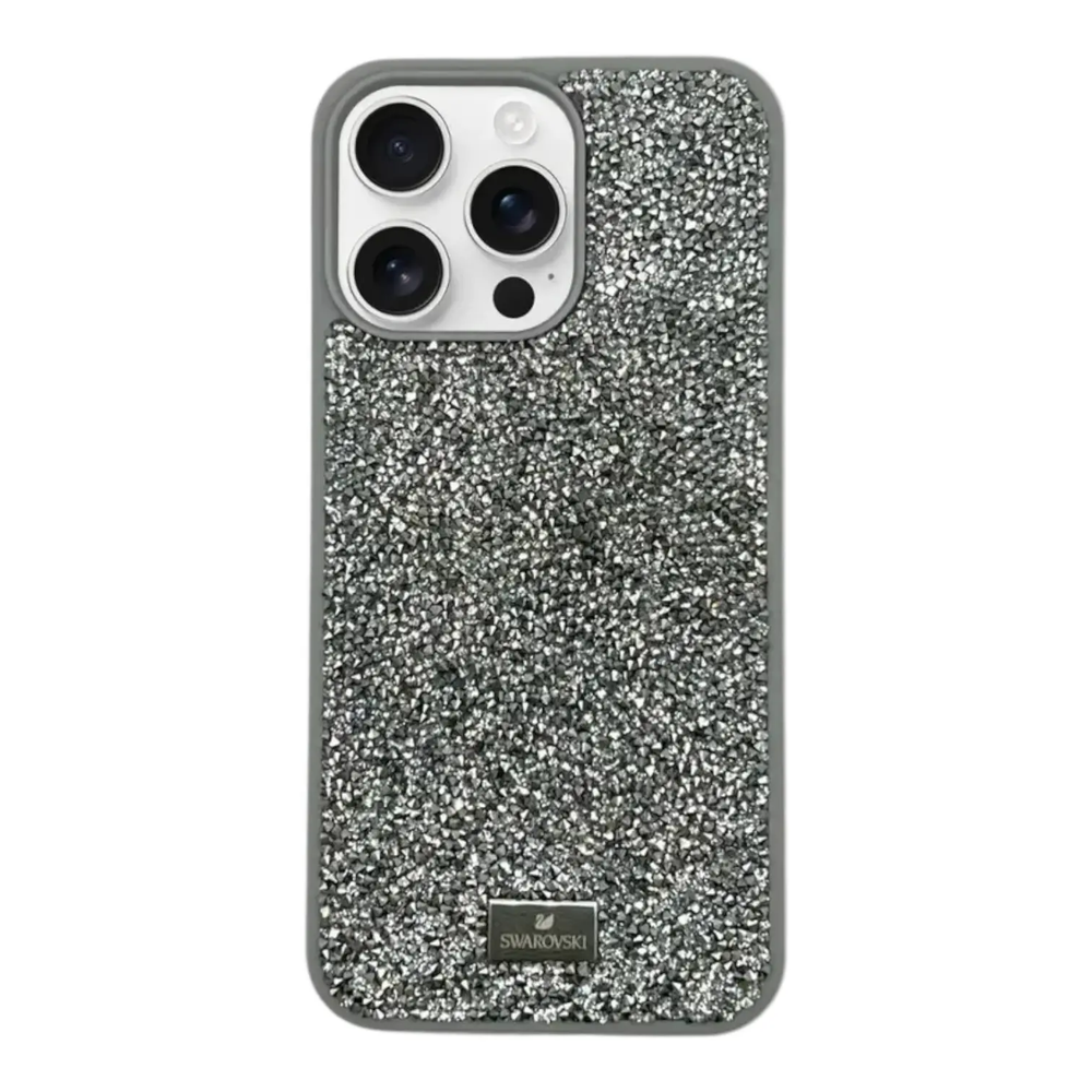 Чехол со стразами Swarovski для iPhone 15 Pro