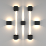 340557 Светильник DALLA 2х5W LED 1100LM G ЧЕРНЫЙ 4000K IP65