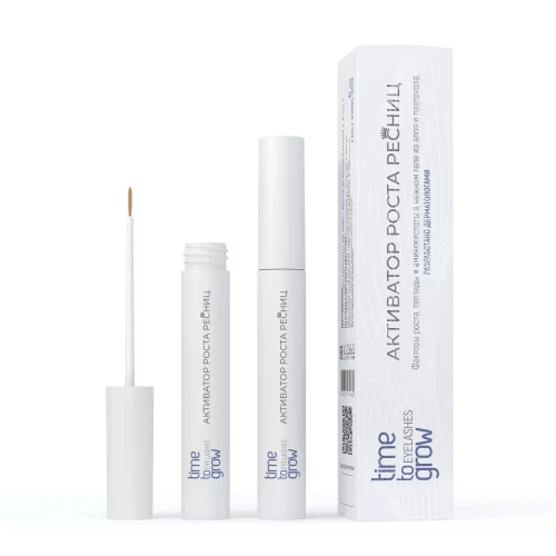 TIME TO GROW АКТИВАТОР РОСТА РЕСНИЦ Липосомальный комплекс для восстановления роста и густоты ресниц