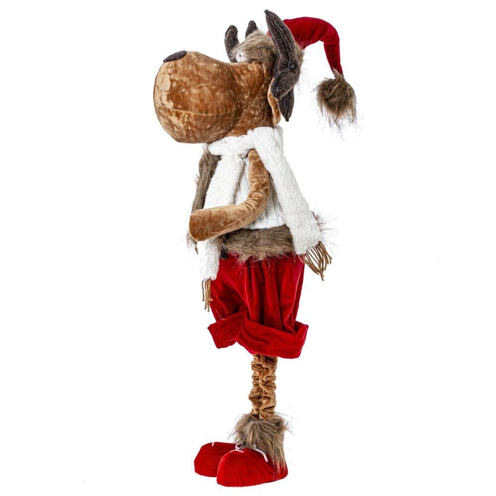 GAEM Игрушка набивная "Олень" (телескоп ноги), L58 W28 H122/65 см