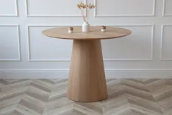 Стол обеденный Lagom D 100 см (натуральный дуб)