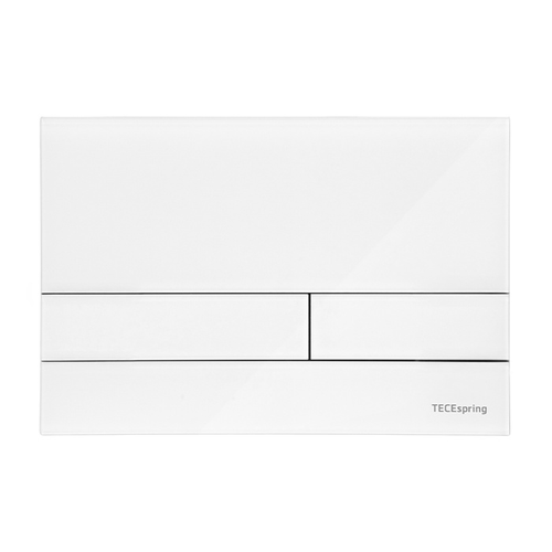 Панель смыва TECEspring square, акрил, белая