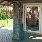 Уличный газовый обогреватель 13I Rotang Gray + Чехол