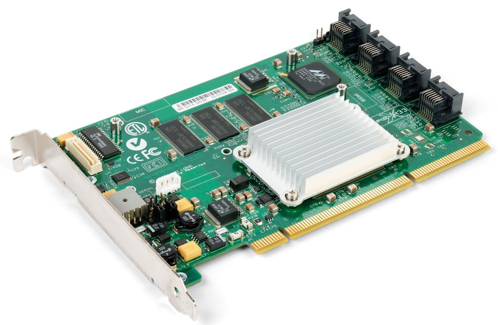 Контроллер 8x SATA LSI MegaRAID 300-8X PCI-X для серверных материнских плат