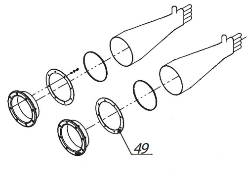 Прокладка, артикул 88500003