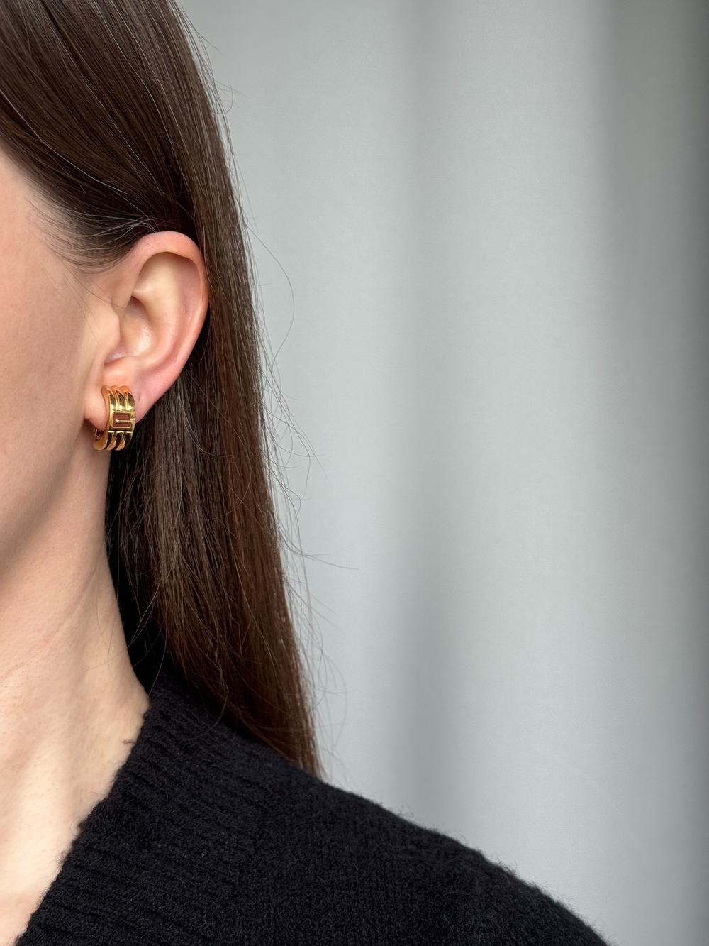 Клипсы полукольца Givenchy