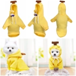 Кофта-толстовка для собаки «Wonderful style-Банан» с капюшоном, размер 2XL (62*45*26см) Ultramarine