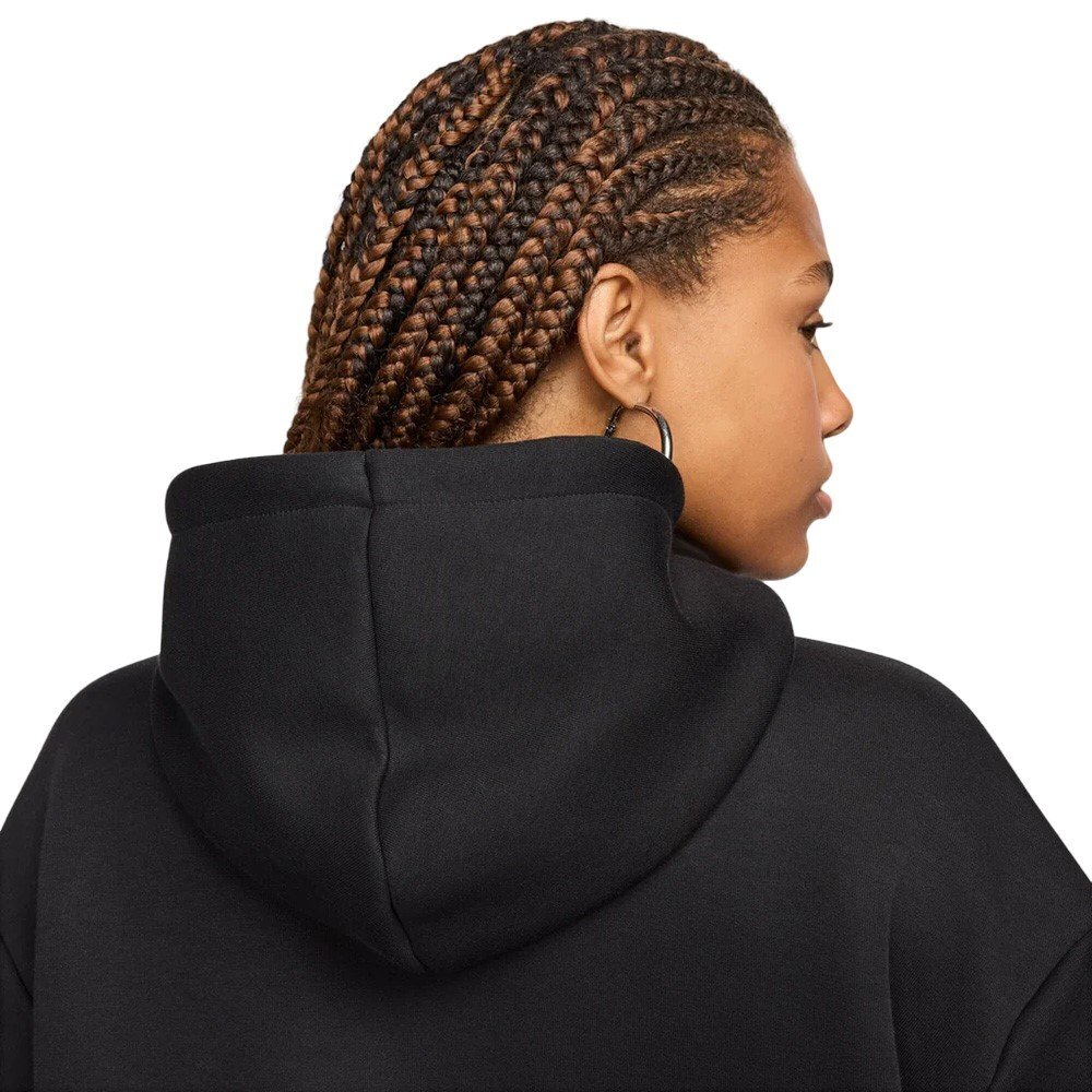 Баскетбольная женская толстовка Nike Sportswear Tech Fleece Black Sweatshirt