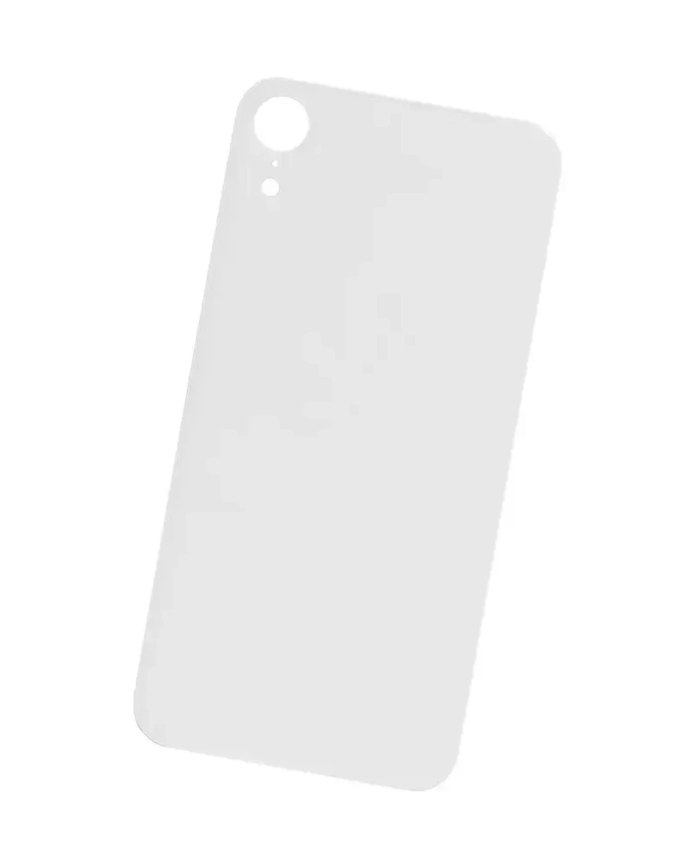Задняя крышка для iPhone Xr (A2105) Белый (стекло, широкий вырез под камеру, логотип)