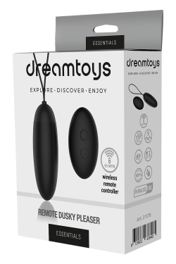 Черное виброяйцо Remote Dusky Pleaser