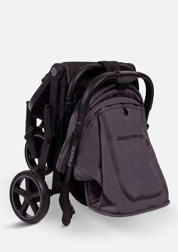 Peppy Коляска прогулочная Polo 2.0 (steel grey) хром рама, сумка
