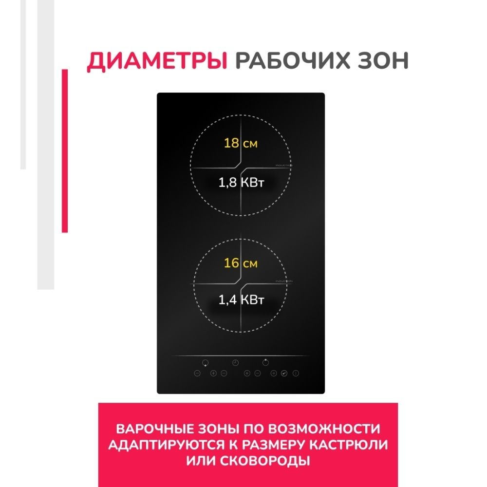 Варочная панель индукционная SIMFER H30I72S001
