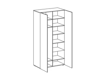 Шкаф Modus 2-дверный 693818