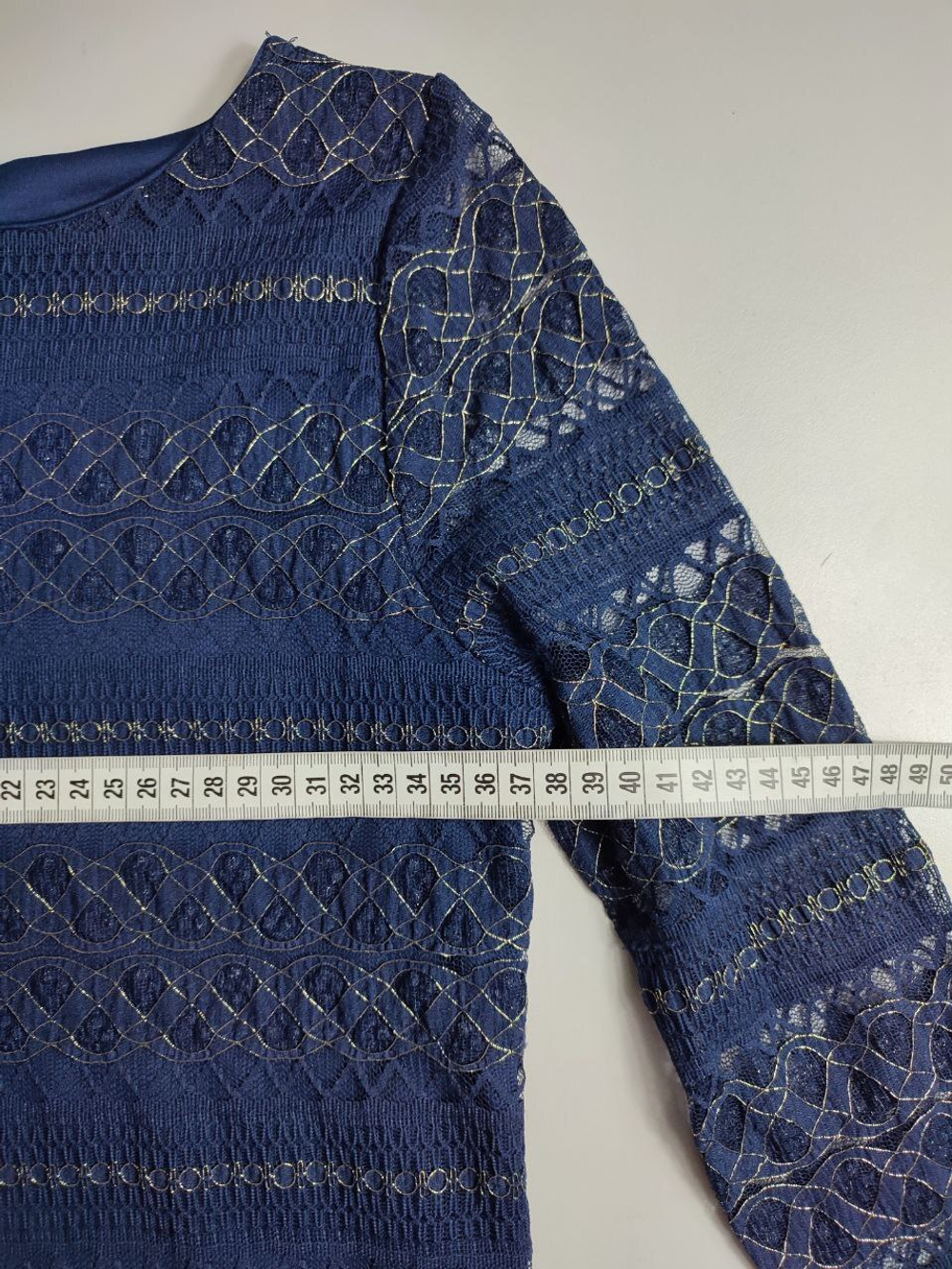 Блузка Exhibit глубокого синего оттенка 42 размер