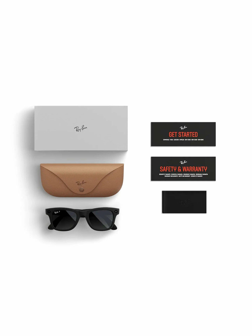Умные очки Ray-Ban Wayfarer (Gen 2), линзы Transitions Grey (фотохром), оправа Matte Black, размер 53(L)