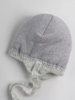 Шапка зимняя для девочки со снудом, леопардовая