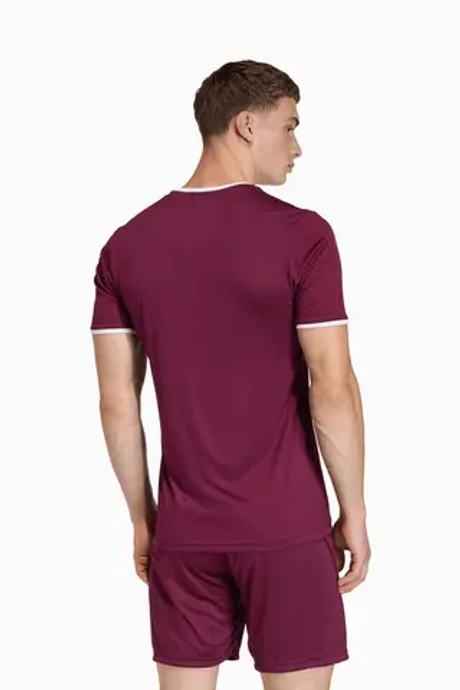 Футболка adidas Entrada 26 - бордовый