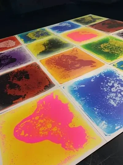 Декоративная плитка "Клякса" Живой пол Сота