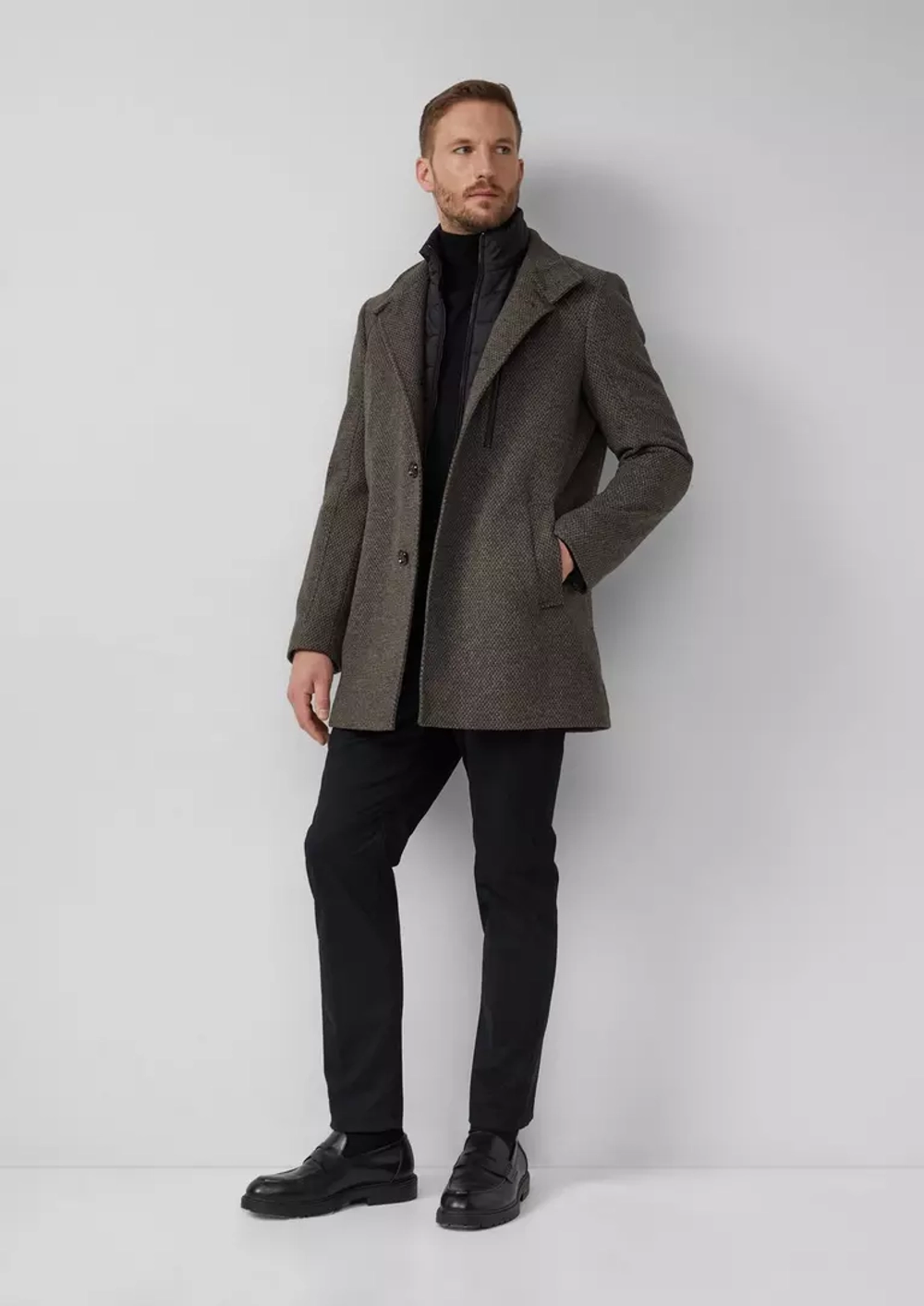 Классическое пальто со съемной вставкой s.Oliver BLACK LABEL