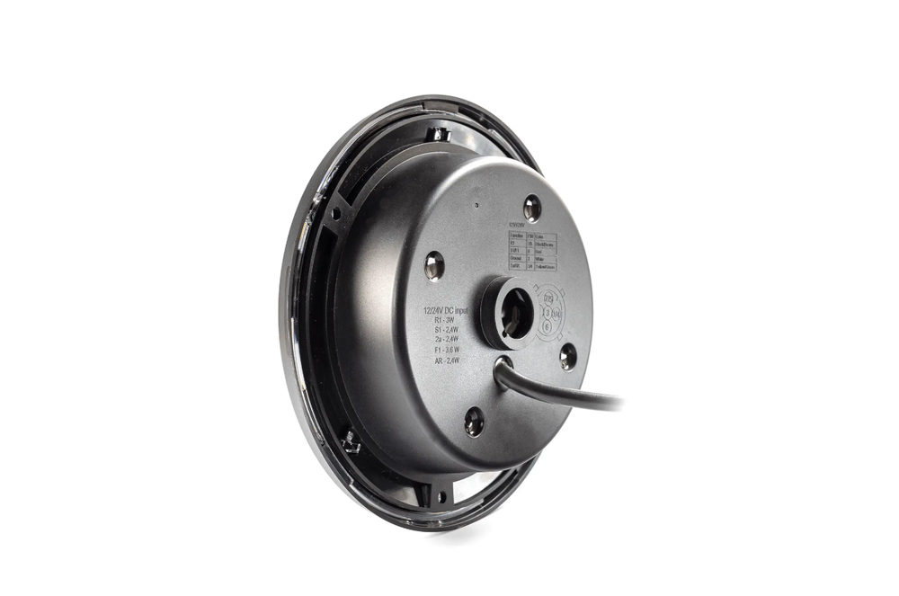 Фонарь заднего хода Fristom FT-314 LED CHROME 3-функциональный 12/36V