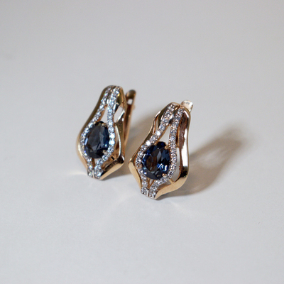 Серьги Ocean Grey