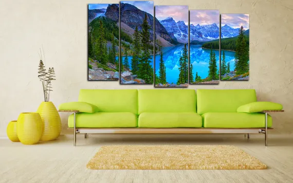 Модульная картина "Горы Канады"