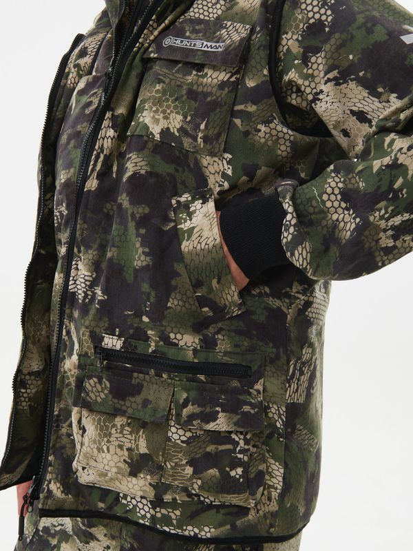 Костюм летний Тайга-3 ткань Твил-Пич цвет Зеленый Питон