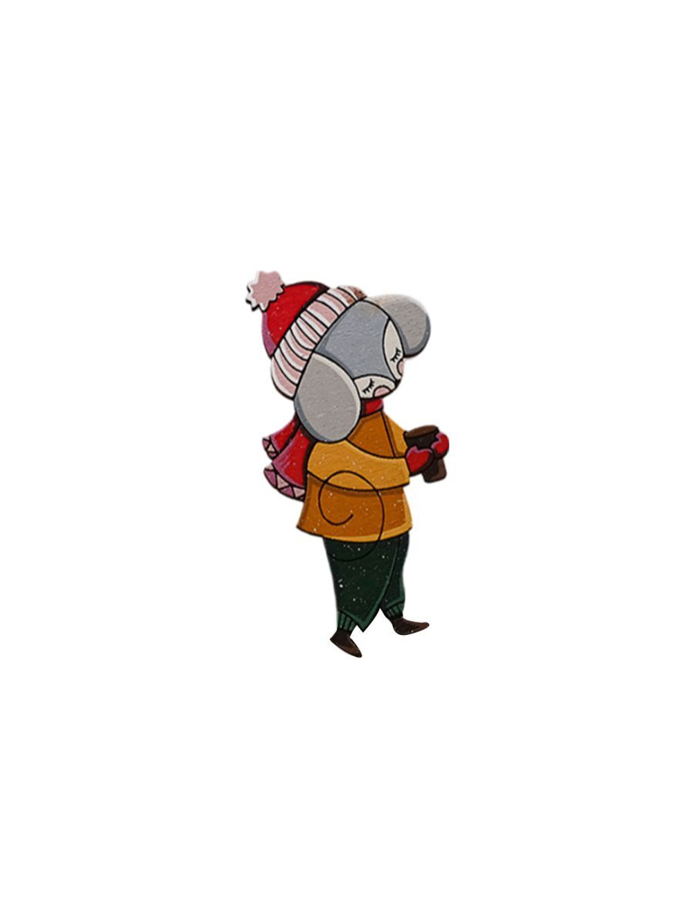 Значок AUGUST WOOD AW_M10 "Сосуд Гигеи"