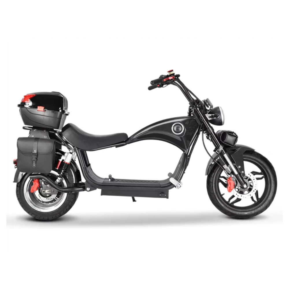 Электроскутер CityCoco Harley Chopper 3000W 60V 30Ah Чёрный