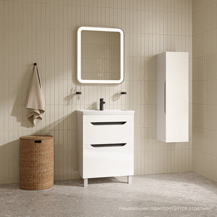 Тумба напольная IDDIS Ray, 60 см, белый, RAY60WFi95