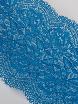 Кружево шантильи эластичное аква ширина 21 см