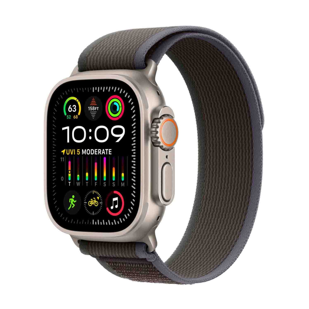Apple Watch Ultra 2 (2023) 49 мм Titanium Case with Blue/Black Trail Loop S/M