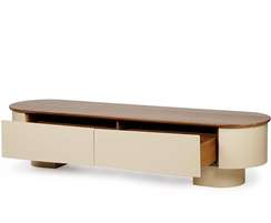 ТВ-тумба Rome 204х45 см, шпон ореха